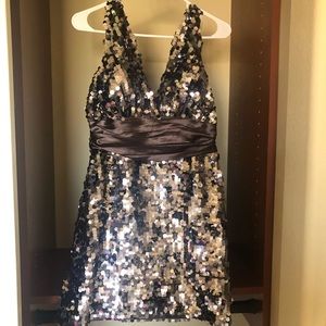 Sequin and Sparkly Mini Dress